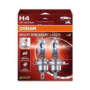 Osram H4 Nightbreaker laser Duo