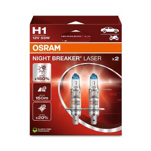 Osram H1 Nightbreaker laser Duo