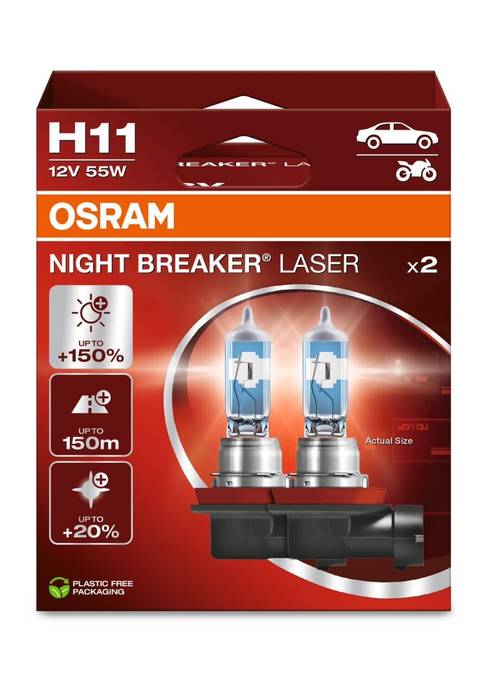 Osram H11 Nightbreaker laser Duo
