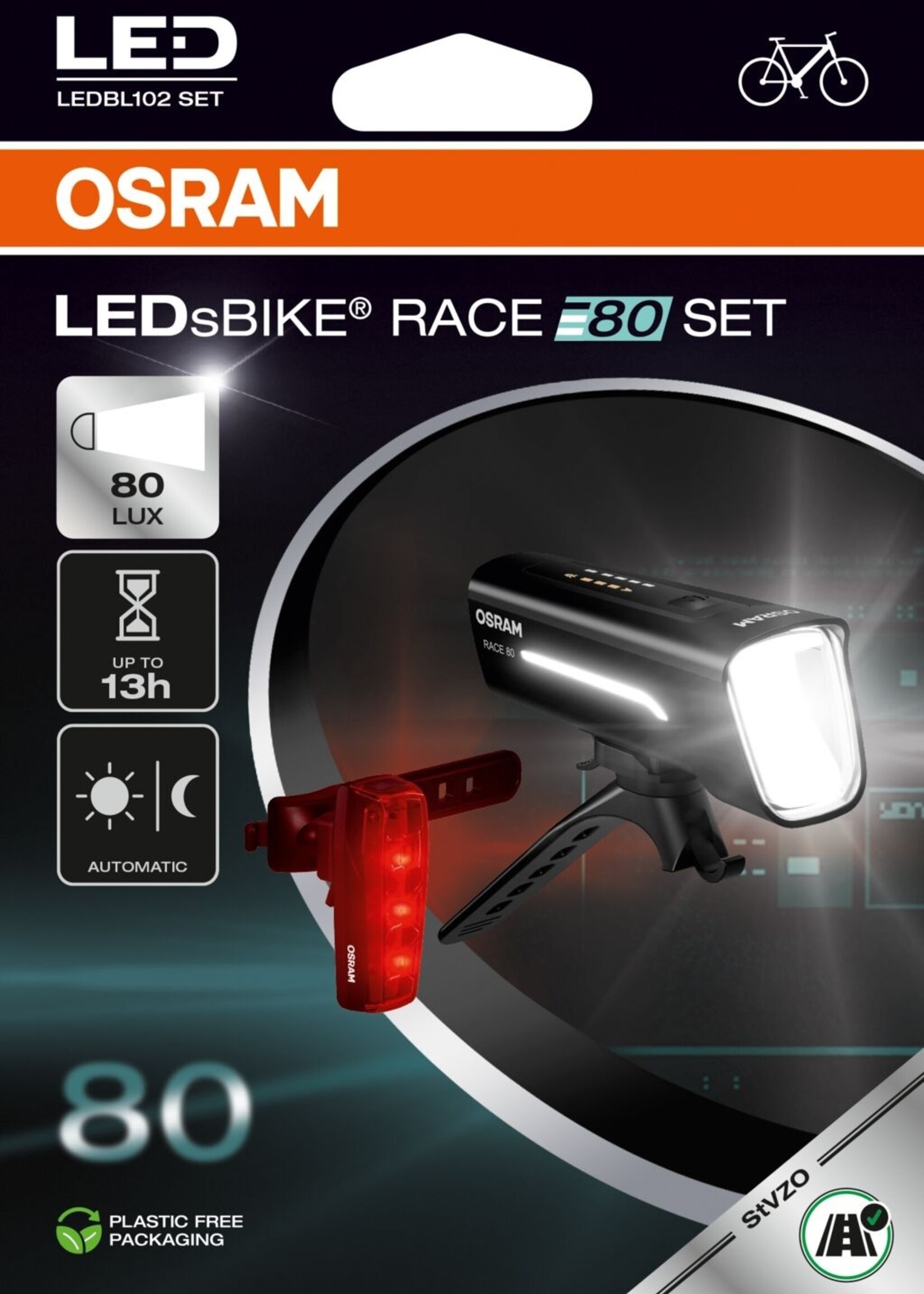 Osram LEDsBIKE® RACE 80 SET
