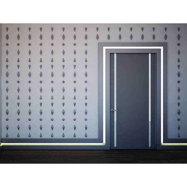 Art Décor Ornamenten A698 polyurethaan wand, plafond (set à 2 stuks)