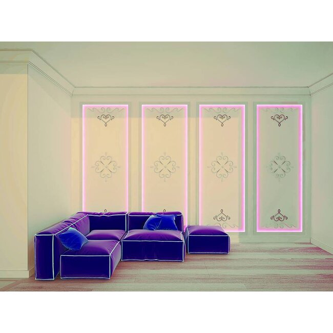 Art Décor Ornamenten A700 L/R polyurethaan wand, plafond (set à 2 stuks)