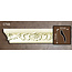 Grand Decor Kroonlijst C748 (75 x 35 mm), polyurethaan, lengte 2 m