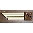 Grand Decor Kroonlijst C755 (130 x 120 mm), polyurethaan, lengte 2 m