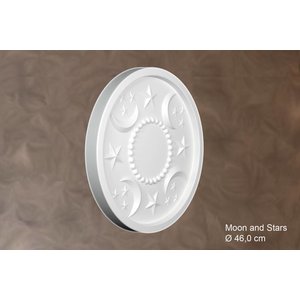 Grand Decor Rozet MOON AND STARS diameter 46,0 cm babykamer / kinderkamer