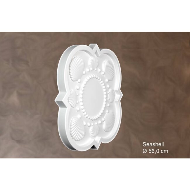 Grand Decor Rozet SEASHELL diameter 56,0 cm babykamer / kinderkamer