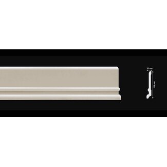 Homestar Plint CF13 (128 x 20 mm), lengte 2 m