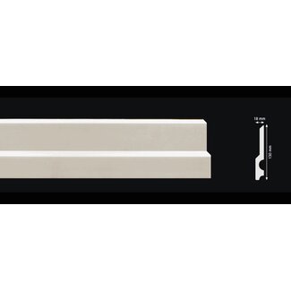 Homestar Plint CF14 (130 x 18 mm), lengte 2 m