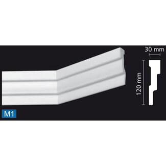 NMC Nomastyl Plus M1 (120 x 30 mm), lengte 2 m