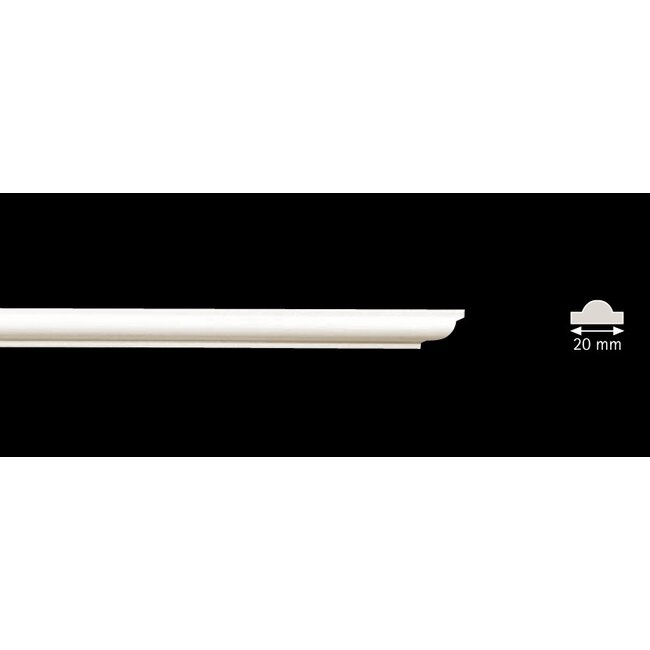 Homestar I20 Kaderlijst (20 mm), lengte 2 m