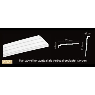 NMC Arstyl AD21 (255 x 60 mm), lengte 2 m