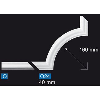 NMC Nomastyl Hoekbocht O24, set (= 4 stuks)