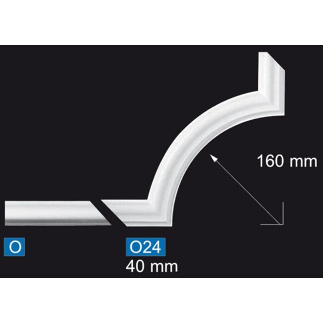 NMC Nomastyl Hoekbocht O24, set (= 4 stuks)