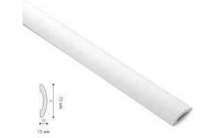 NMC Wallstyl WD3 (70 x 15 mm), lengte 2 m