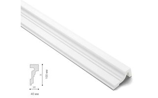 NMC Wallstyl WL4 (100 x 40 mm), lengte 2 m