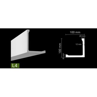 NMC Arstyl L4 (100 x 100 mm), lengte 2 m