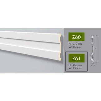 NMC Arstyl Z61 (157,5 x 15 mm), lengte 2 m