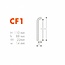 NMC Wallstyl CF1 Overzetplint (110 x 22 mm), lengte 2 m