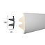 Grand Decor Polyurethaan - LED sierlijst voor indirecte verlichting, KF503 (100 x 45 mm), lengte 2 m
