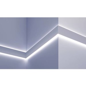 Grand Decor Polyurethaan - LED sierlijst voor indirecte verlichting, KF503 (100 x 45 mm), lengte 2 m