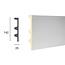 Grand Decor Polyurethaan - LED sierlijst voor indirecte verlichting, KF505 (142 x 25 mm), lengte 2 m