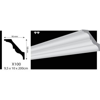 Vidella VX100 (95 x 100 mm), lengte 2 m