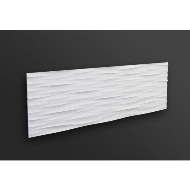 NMC 3D Wallpanel / Wandpaneel Wave Polyurethaan (1135 x 380 x 18.5 mm) - 7 Wandpanelen