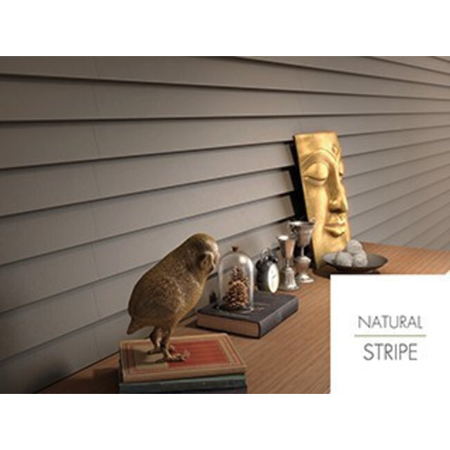 NMC 3D Wallpanel / Wandpaneel Stripe Polyurethaan (1135 x 380 x 38.2 mm) - 4 Wandpanelen