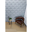 NMC 3D Wallpanel / Wandpaneel Flower Polyurethaan Flower (1135 x 380 x 28 mm) - 5 Wandpanelen