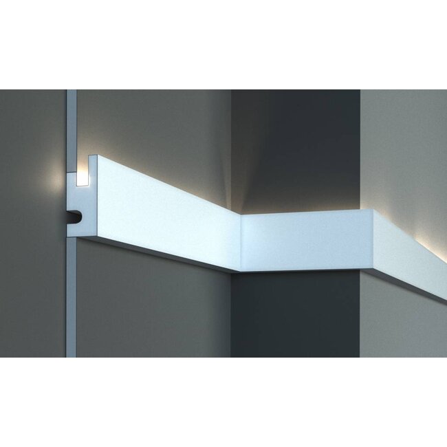 Tesori LED sierlijst voor indirecte verlichting XPS, KD301 (90x40 mm), lengte 1,15 m