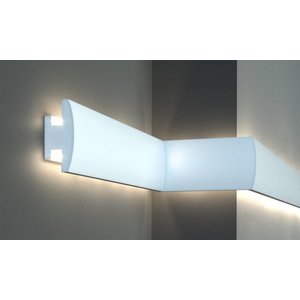 Tesori LED sierlijst voor indirecte verlichting XPS, KD306 (120 x55 mm), lengte 1,15 m