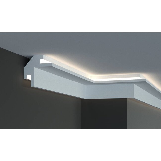 Tesori LED sierlijst voor indirecte verlichting XPS, KD203 (95 x 95 mm), lengte 1,15 m
