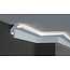 Tesori LED sierlijst voor indirecte verlichting XPS, KD203 (95 x 95 mm), lengte 1,15 m