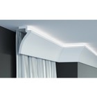 Grand Decor KF801 (120 x 60 mm), lengte 2 m, PU - LED sierlijst voor indirecte verlichting