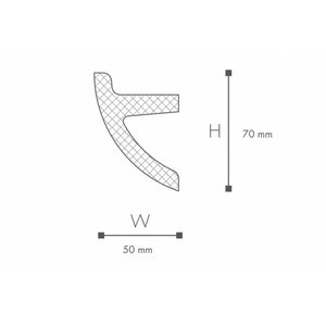 NMC Arstyl  IL1 (70 x 50 mm), lengte 2 m