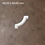 Grand Decor CR954B / M220-2 hoekbochten (80 x 80 mm), polyurethaan, set (4 hoeken)