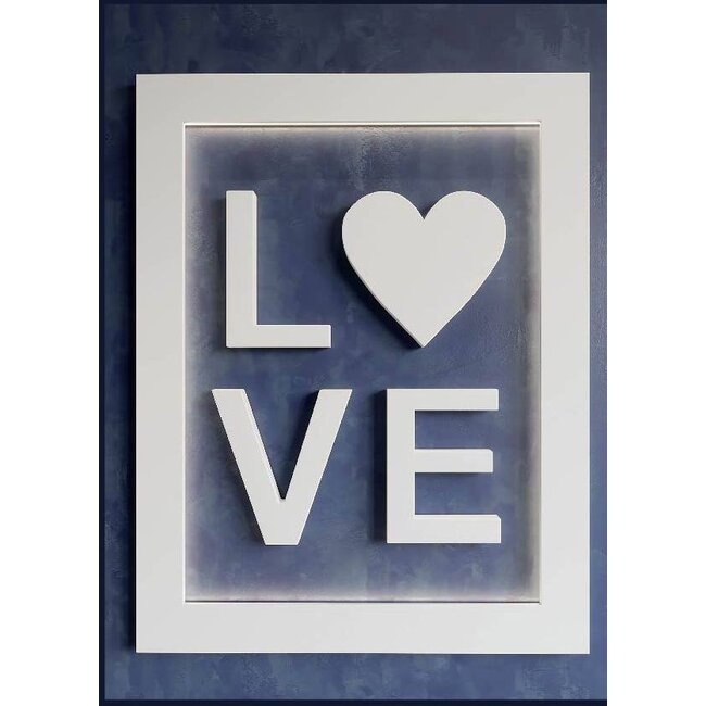 Art Décor 3D Letters Alfabet en Symbolen Polyurethaan hoogte ca. 20 cm