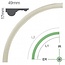 Grand Decor Rozet ring RL735 radius 54,7 cm / 50 cm (4 delen)