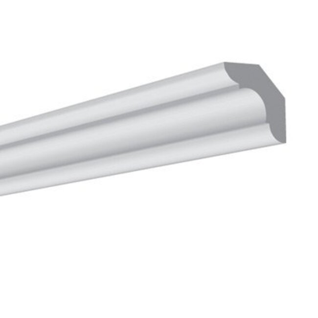 Vidella VC30 (30 x 30mm), plafondlijst, sierlijst,  lengte 2 m