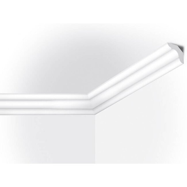 Vidella VC30 (30 x 30mm), plafondlijst, sierlijst,  lengte 2 m