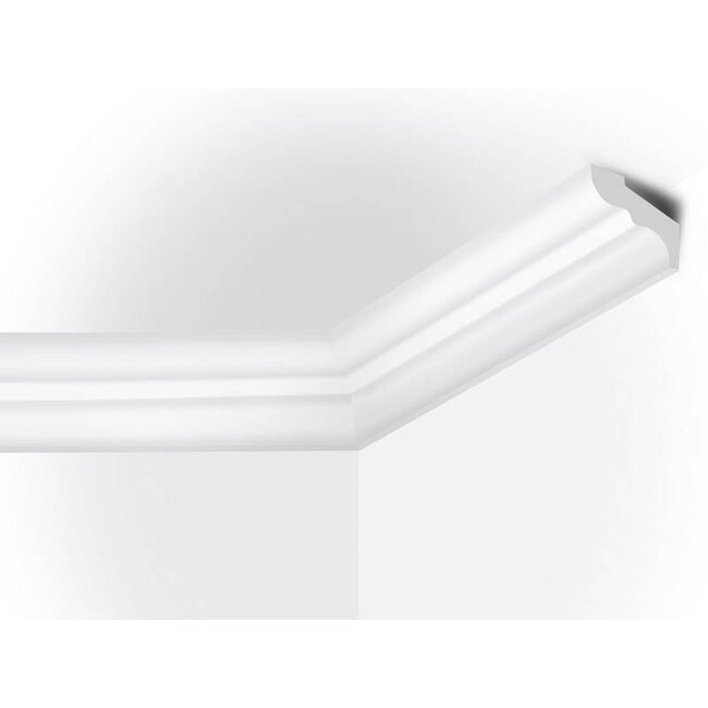 Vidella VE35 (35 x 35mm), plafondlijst, sierlijst,  lengte 2 m