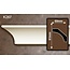 Grand Decor Kroonlijst P944 / K267 (61 x 69 mm), polyurethaan, lengte 2 m