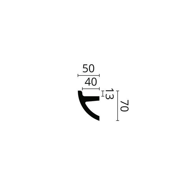 NMC Arstyl  IL1 (70 x 50 mm), lengte 2 m