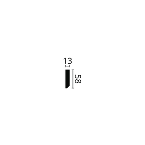 NMC Wallstyl FT2 (58 x 13 mm), lengte 2 m