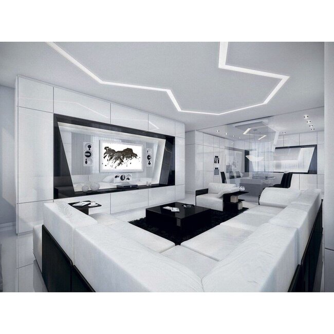 Tesori LED sierlijst voor indirecte verlichting XPS, KD112 (165 x 60 mm), lengte 1,15 m