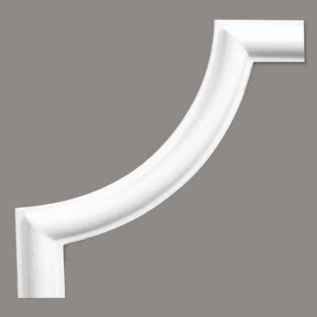 Grand Decor Kaderlijst CR954 / M220 (21 x 10 mm), polyurethaan, lengte 2 m