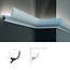 Grand Decor Polyurethaan - LED sierlijst voor indirecte verlichting, KF715 (84 x 67 mm), lengte 2 m