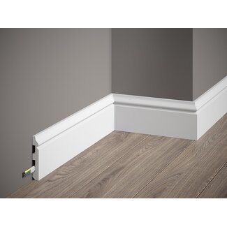 Lijst & Ornament Plint MD018 (80 x 13 mm), lengte 2 m
