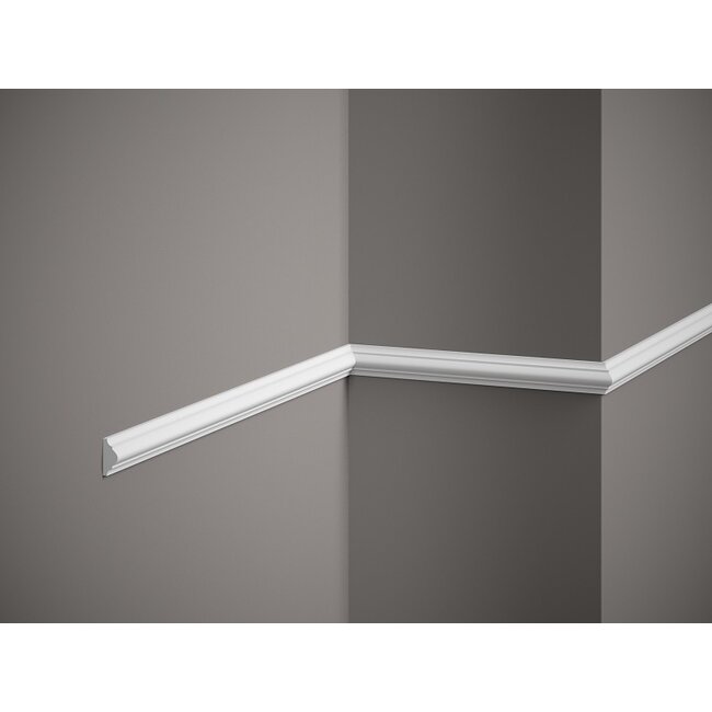 Lijst & Ornament Plint MD003 (22 x 10 mm), lengte 2 m