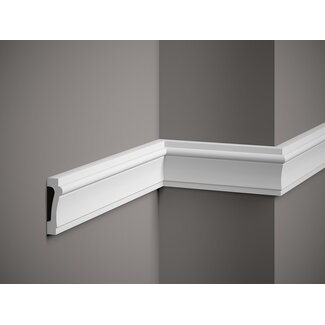 Lijst & Ornament Plint MD007 (73 x 23 mm), lengte 2 m Lijst & Ornament Plint MD007 (73 x 23 mm), lengte 2 m